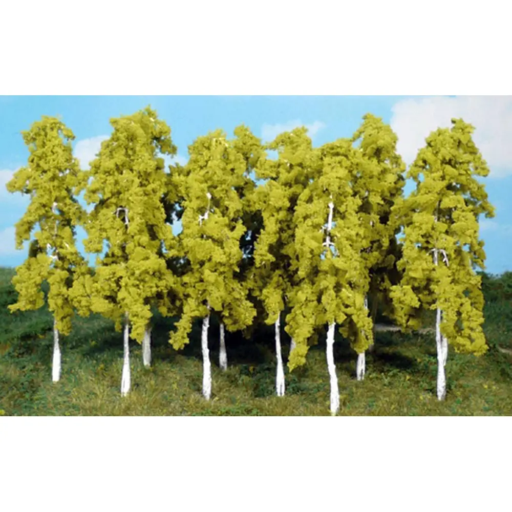 Lot de 14 bouleaux 14 cm - HEKI 1412 -  H0 / TT / N / Z