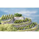 Vignes en kit + feuillage de vigne - Vert clair - HEKI 1535 - Échelle HO / TT