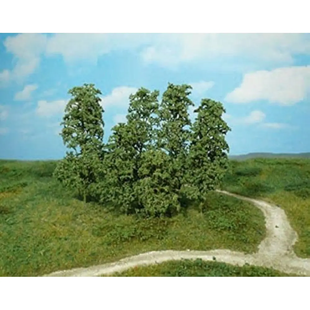 12 Arbres et buissons - Vert foncé - HEKI 1642 - Échelle HO / TT / N / Z