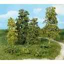 15 Arbres et buissons - Vert foncé - HEKI 1672 - Échelle HO / TT / N / Z