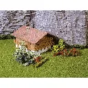 28 Buissons - Vert / Multicolore - HEKI 1705 - Échelle HO / TT / N / Z - 10 à 60 mm