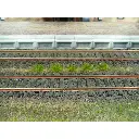 100 Touffes d'herbes été - Vert - HEKI 1801 - Échelle HO / TT / N - 50 à 60 mm