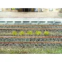 100 Touffes d'herbes automne - Vert - HEKI 1802 - Échelle HO / TT / N - 50 à 60 mm