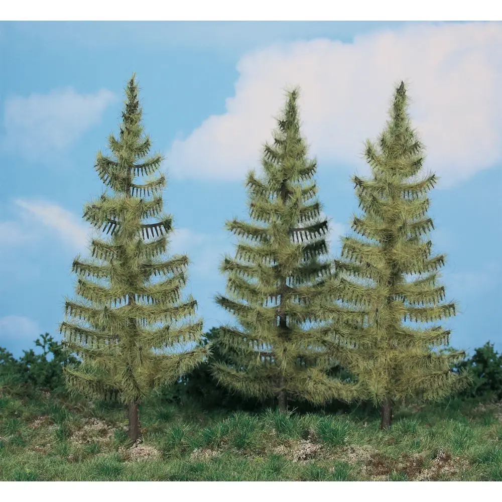 3 Mélèzes - Vert - HEKI 2136 - Échelle HO / TT - 170 mm