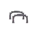 2 Entrées de tunnels - Double voie - Gris - HEKI 3126 - Échelle HO