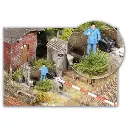 Touffes d'herbe d'été XL / 50 pièces