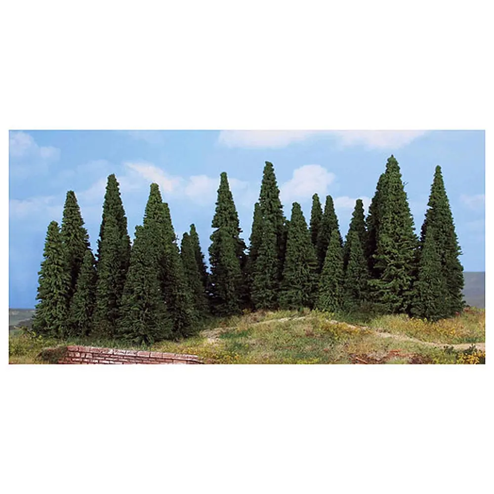 Lot de 35 sapins 5-12cm