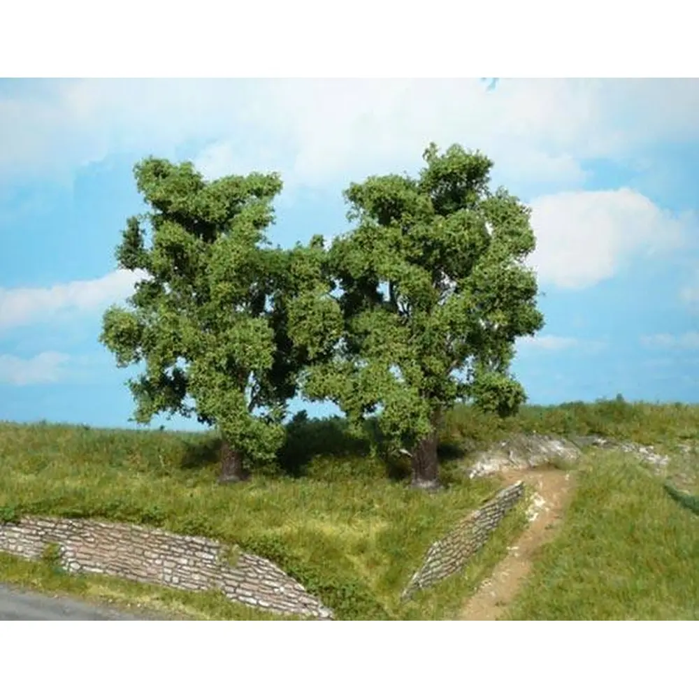 Lot de 2 arbres feuillus de 14 cm - HEKI 1978