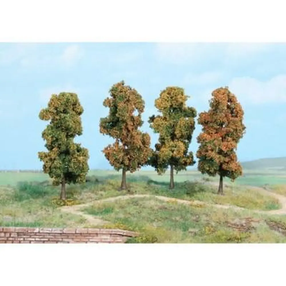 Lot de 4 arbres d'automne de 11 cm