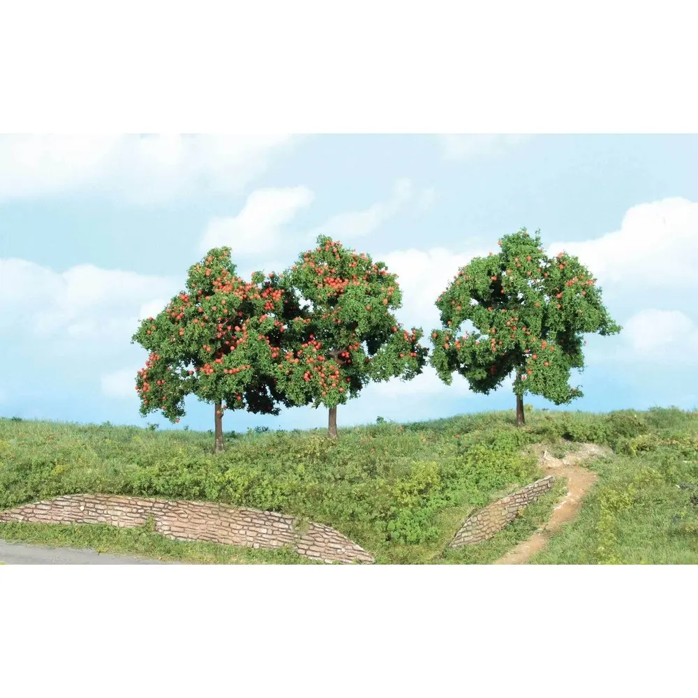 Lot de 3 pommiers de 13 cm de hauteur - HEKI 1929