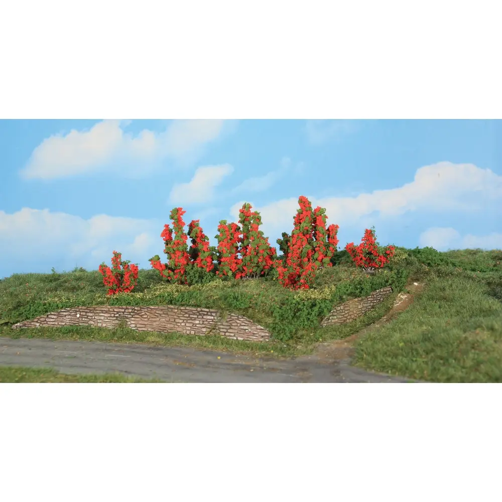 6 rosiers de 3 à 6 cm - Heki 11801 - Échelle universelle