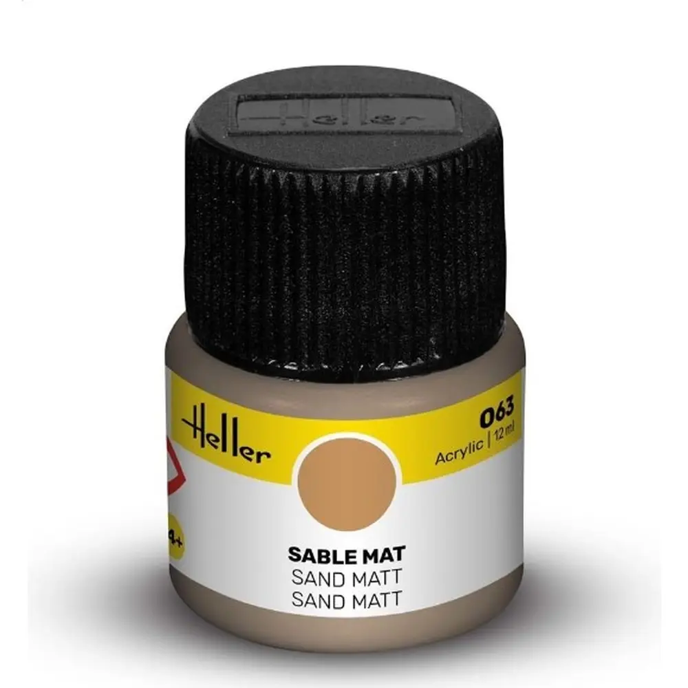 Peinture Acrylique 063 - Sable Mat - Heller 9063 - 12ML