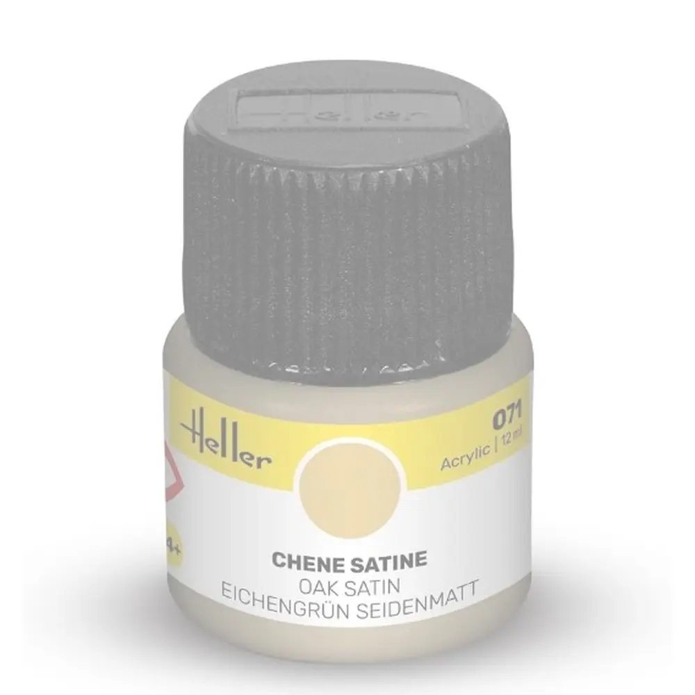 Peinture Acrylique 071 - Chêne Satiné - Heller 9071 - 12ML