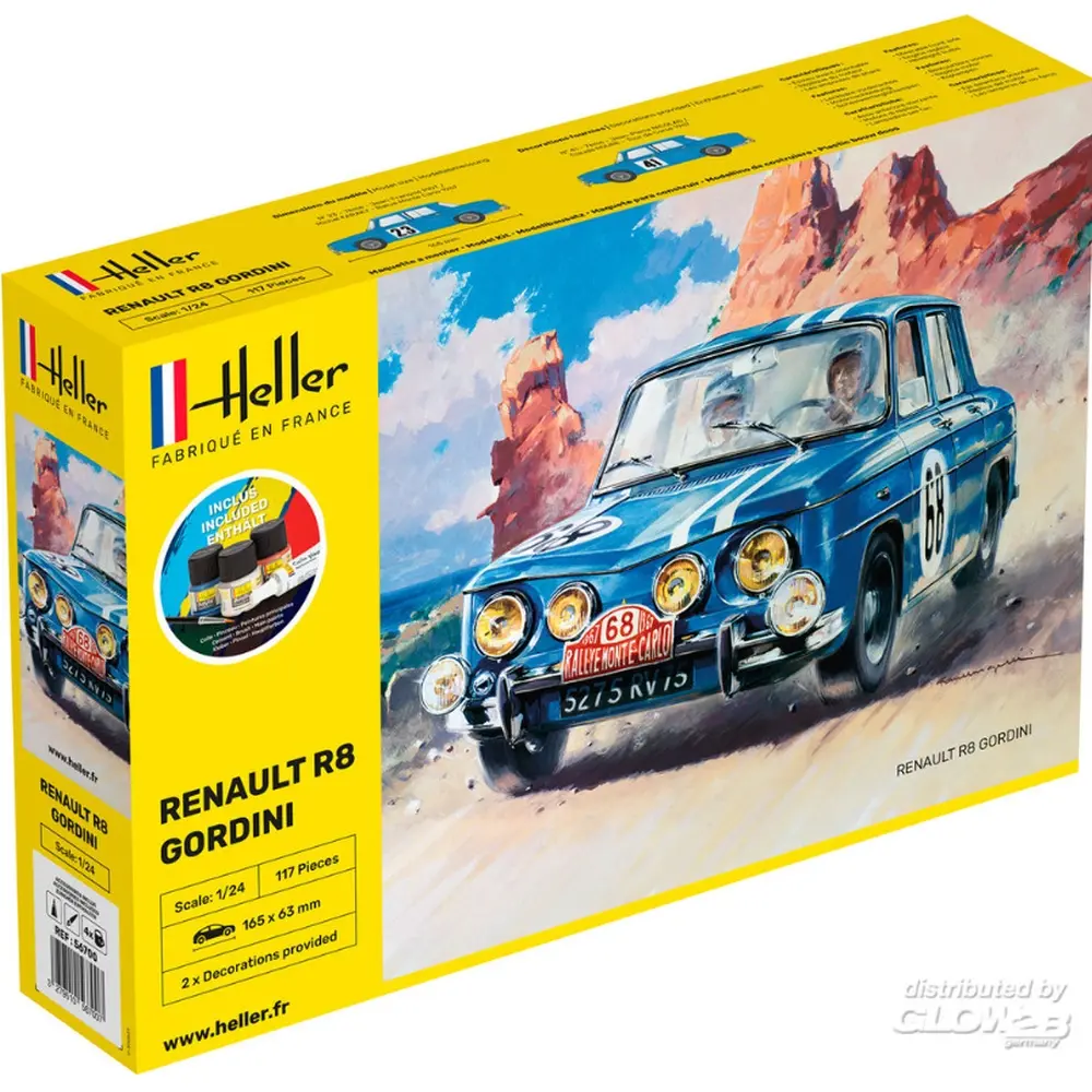 Kit Démarrage Renault R8 Gordini - Heller 56700 - 1/24