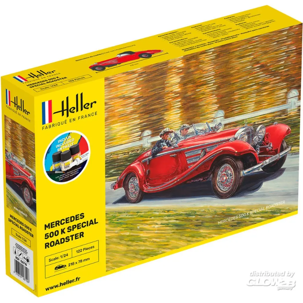 Kit Démarrage 500 K Spécial Roadster - Heller 56710 - 1/24