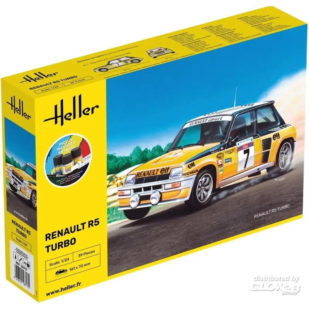 Kit Démarrage Renault R5 Turbo - Heller 56717 - 1/24