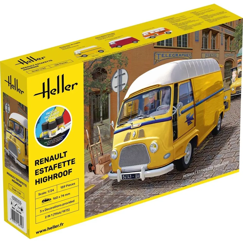 Kit de démarrage - Estafette Highroof - Heller 56740 - 1/24