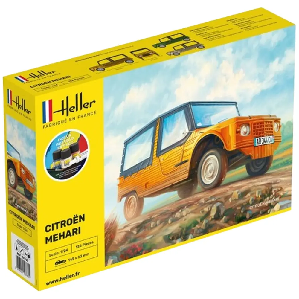 Citroën Méhari 1968 - Heller 56760 - 1/24