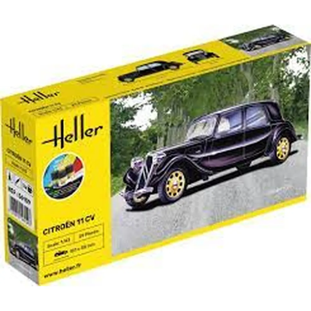 Kit de démarrage - Citroën 11CV - Heller 56159 - 1/43