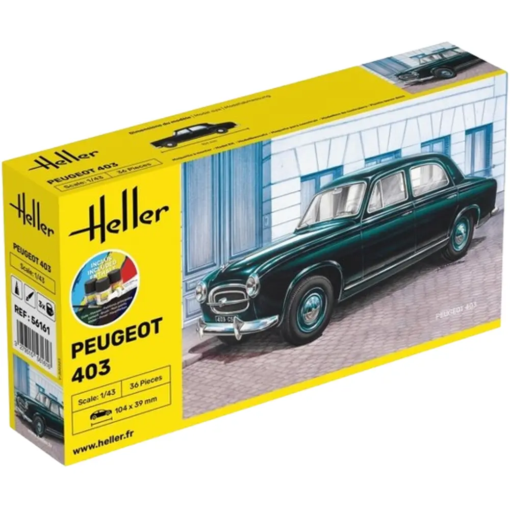 Kit Démarrage Peugeot 403 - Heller 56161 - 1/43