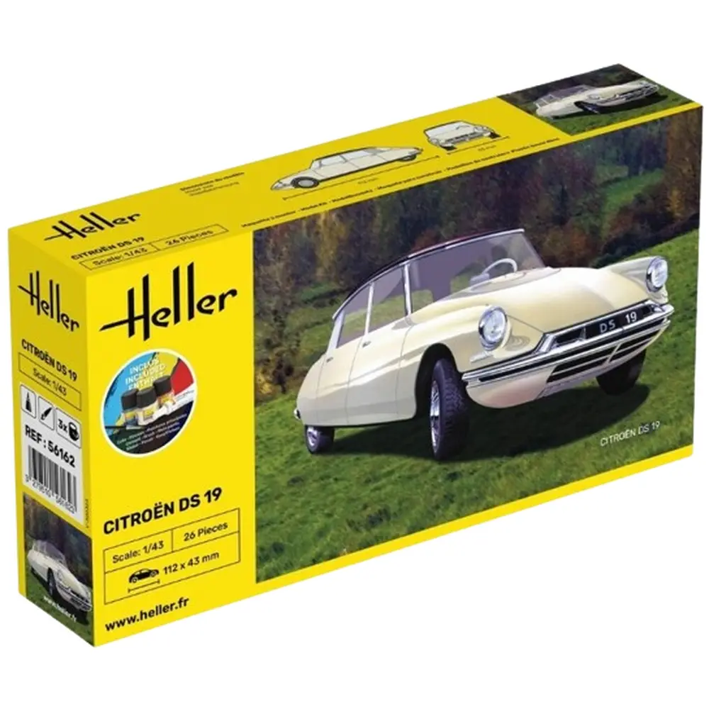 Citroën DS 19 - Heller 56162 - 1/43
