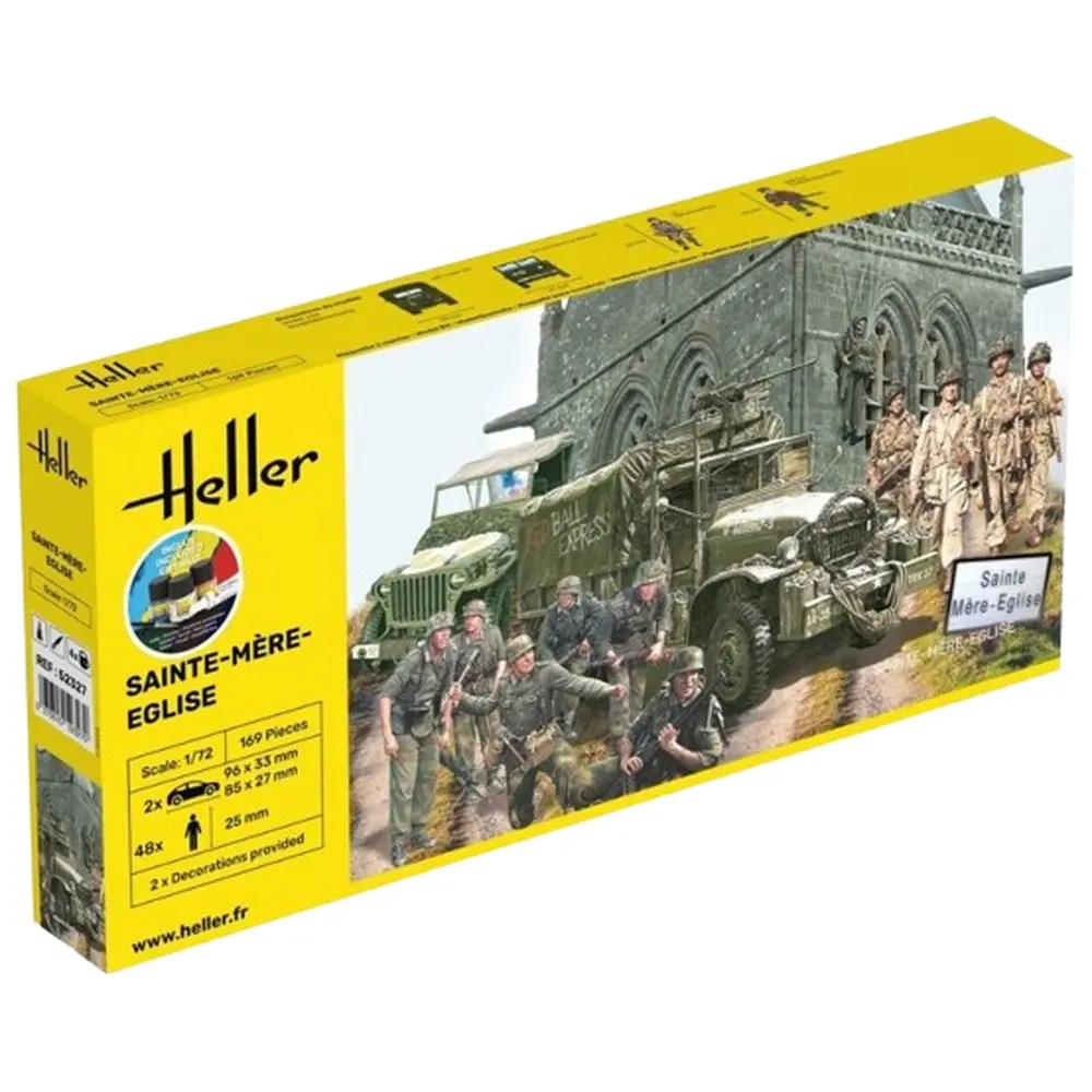 Starter Kit Bataille de Sainte Mère Eglise - Heller 52327 - 1/72