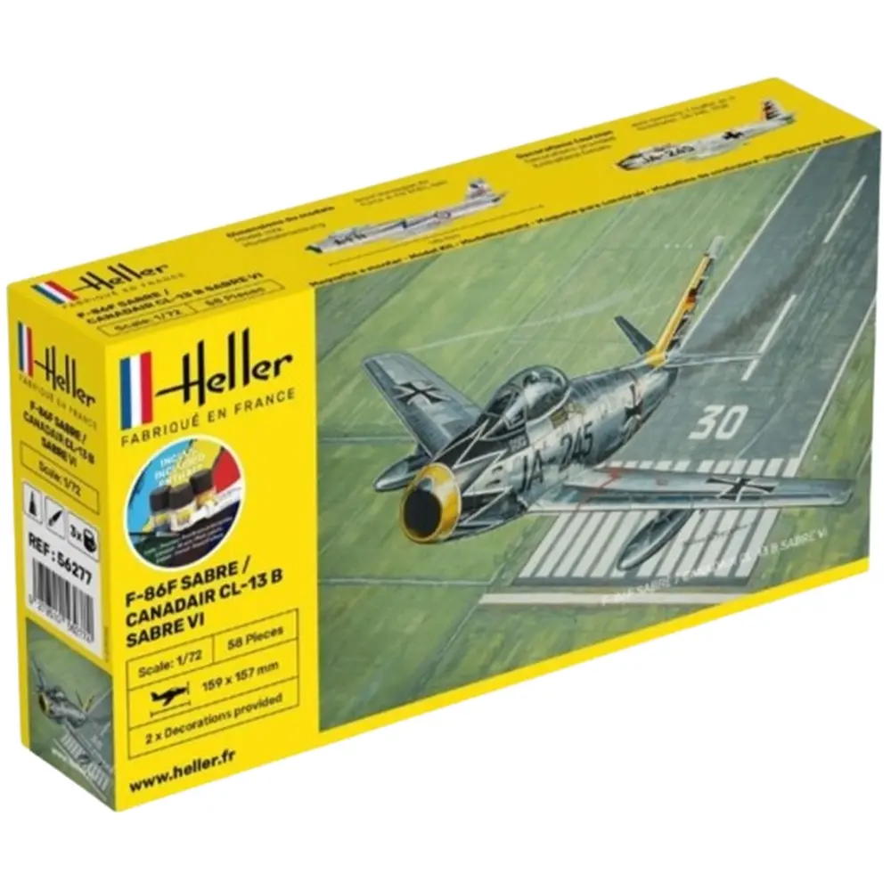 Avion F-86F Sabre / Canadair CL-13B Sabre VI - Heller 56277 - 1/72