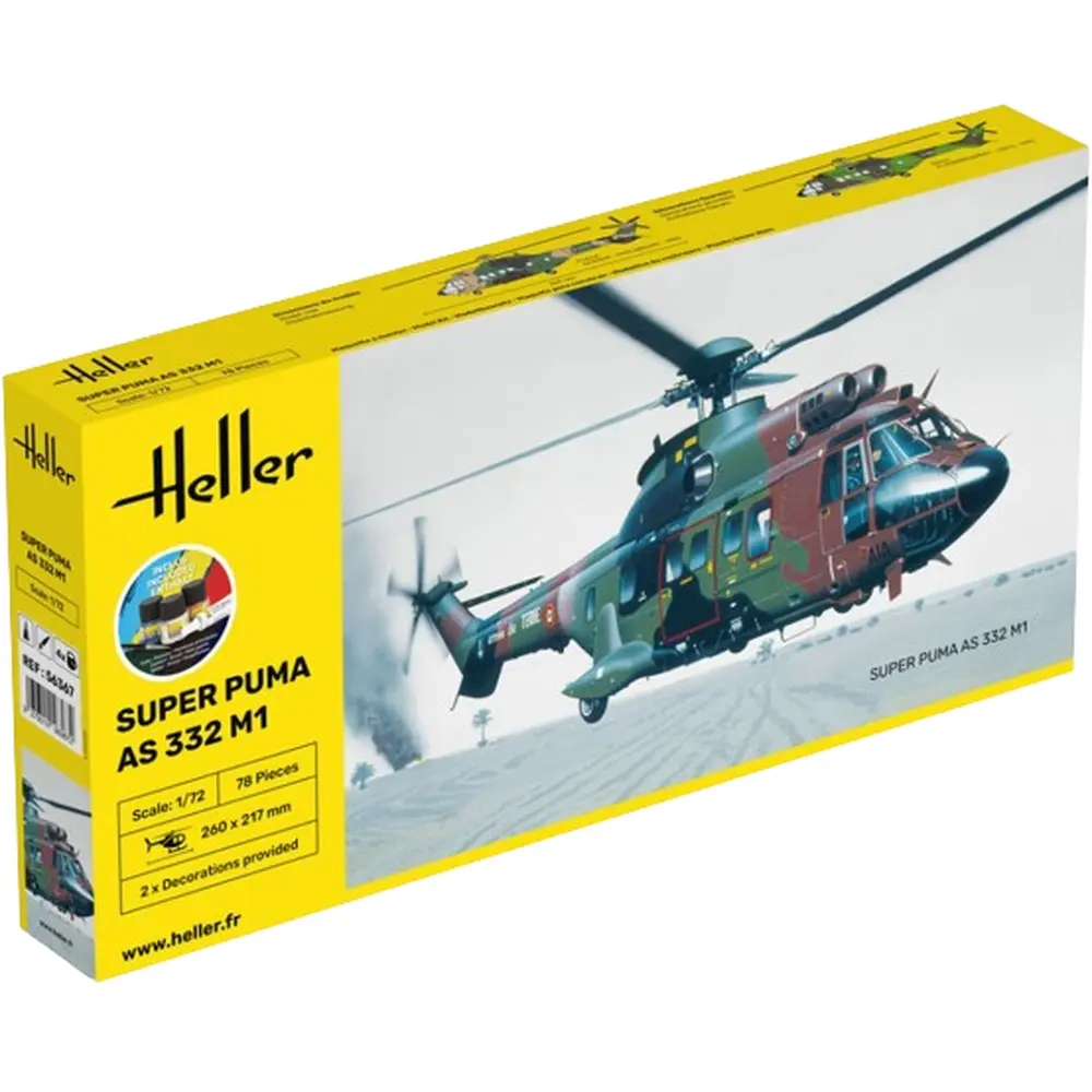 Kit De Démarrage Super Puma AS 332 M0 - Heller 56367 - 1/72
