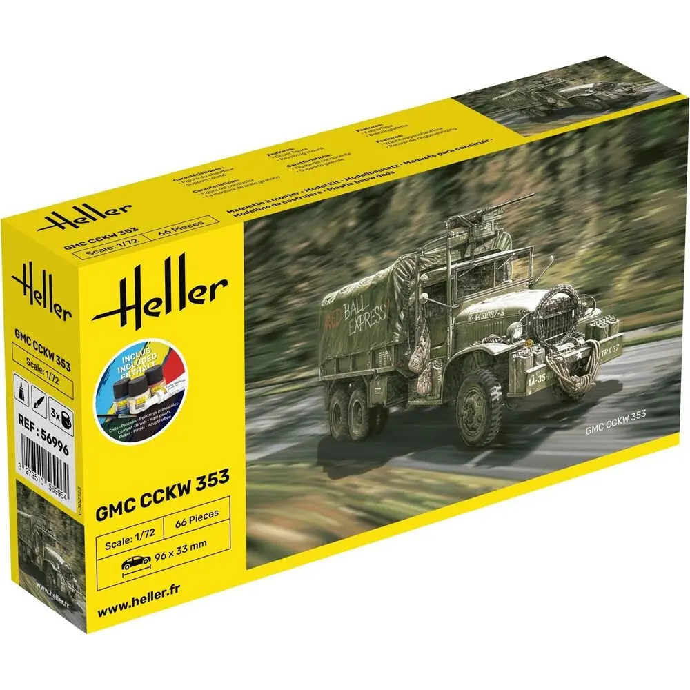Kit de démarrage - GMC CCKW 353 - Heller 56996 - 1/72