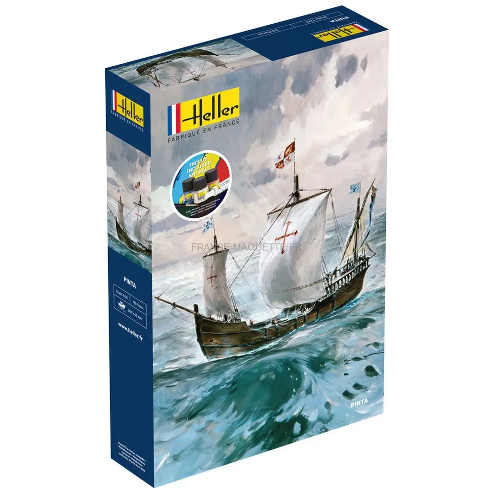Kit de démarrage - Bateau Pirate "PINTA" - Heller 56816 - 1/75