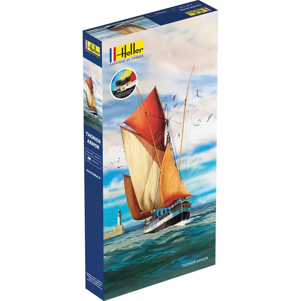 Kit de démarrage - Bateau Thonier Armure - Heller 56609 - 1/125
