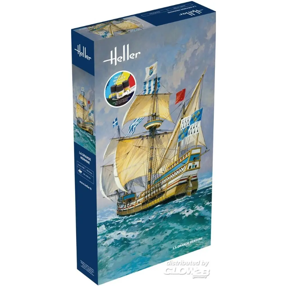 Kit De Démarrage La Grande Hermine - Heller 56841 - 1/150