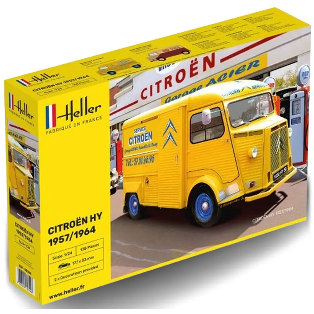 Citroën HY 1957/1964 - Service Citroën - Heller 80744 - 1/24