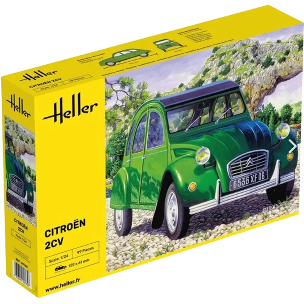 Citroën 2 CV - Heller 80765 - 1/24