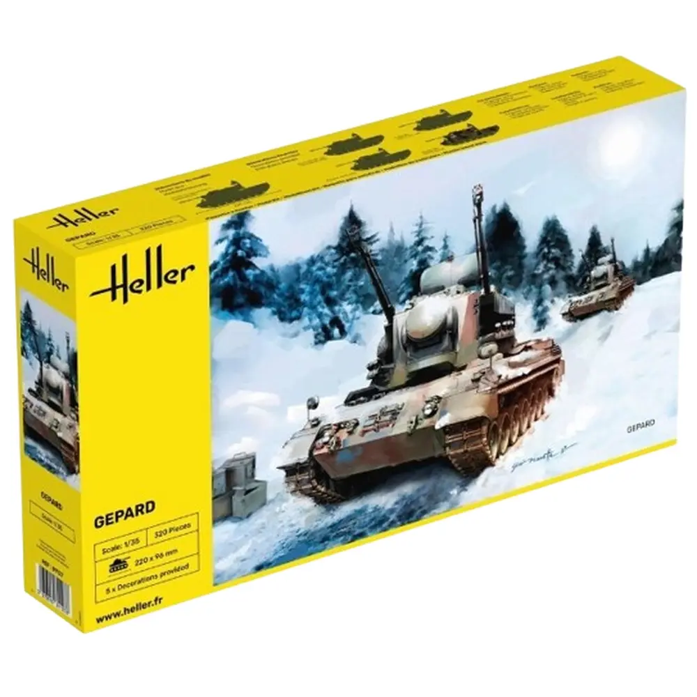 Char à canon Anti-aérien "Guépard" - Heller 81127 - 1/35