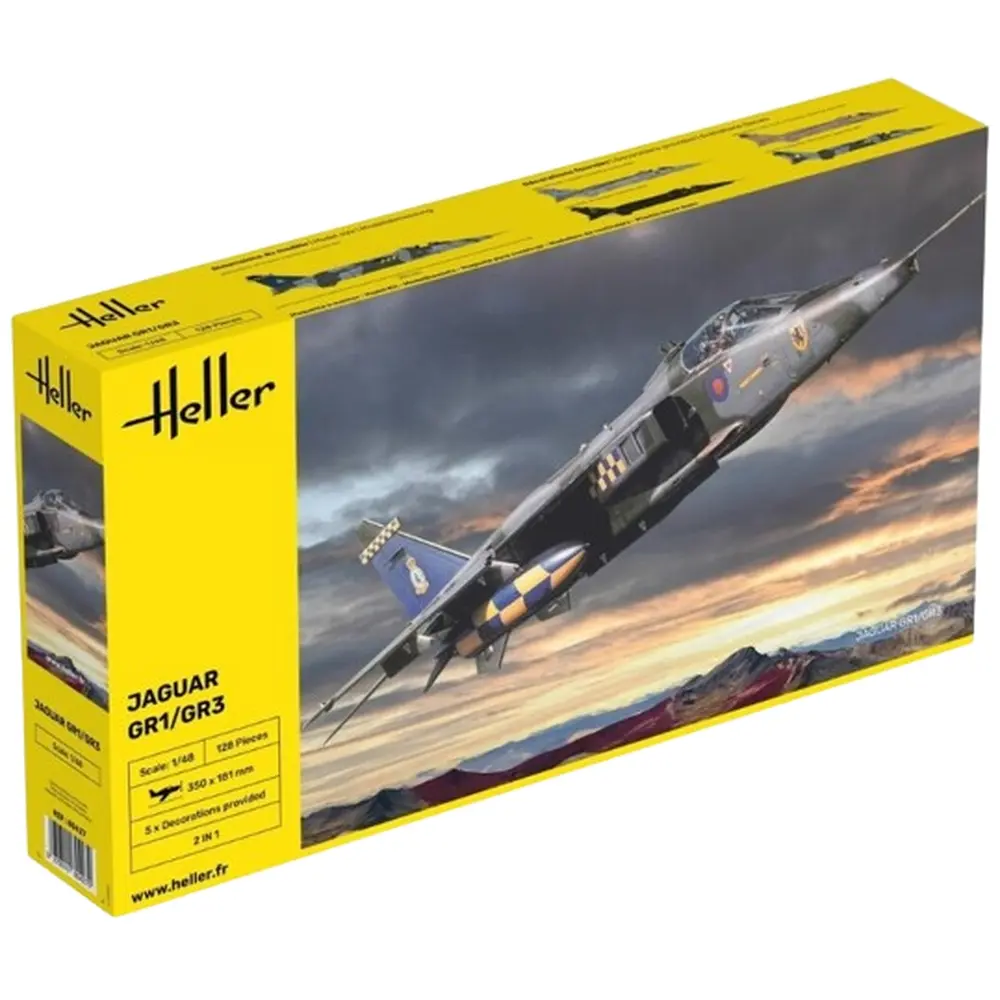 Avion d'attaque au sol - Jaguar GR1/GR3 - Heller 80427 - 1/48