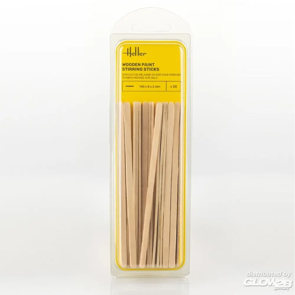 Bâtonnets de mélange de peinture en bois - HELLER 99018