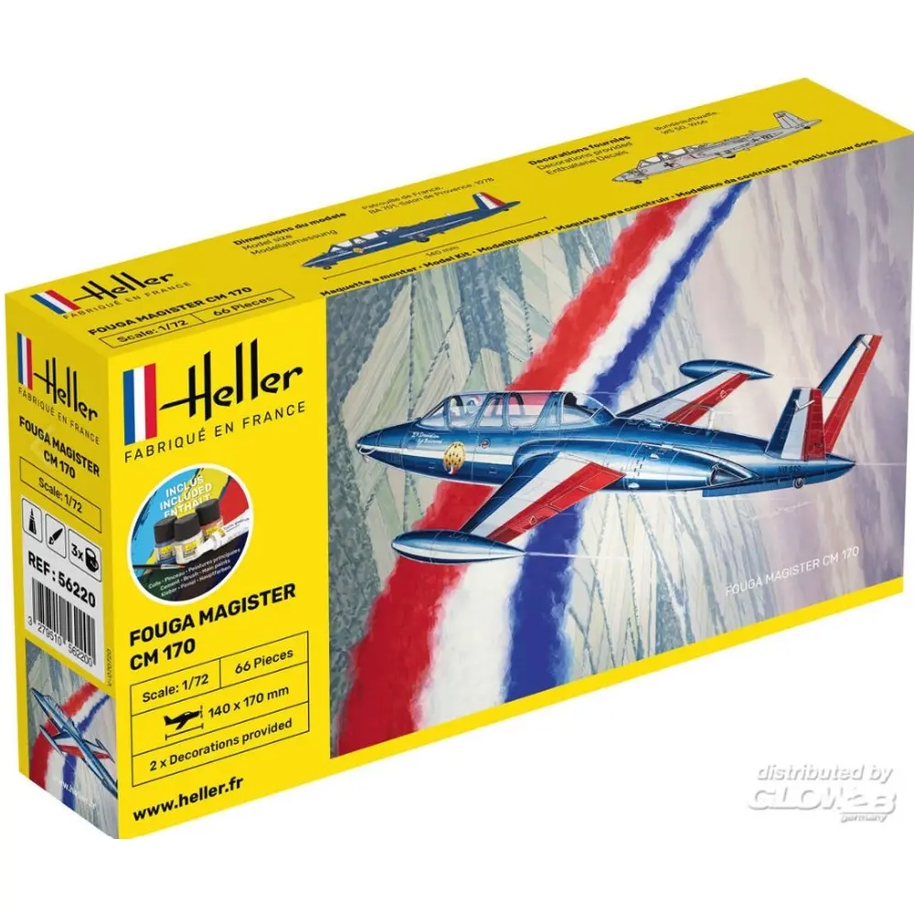 Fouga Magister CM 170 - HELLER 56220 - 1/72