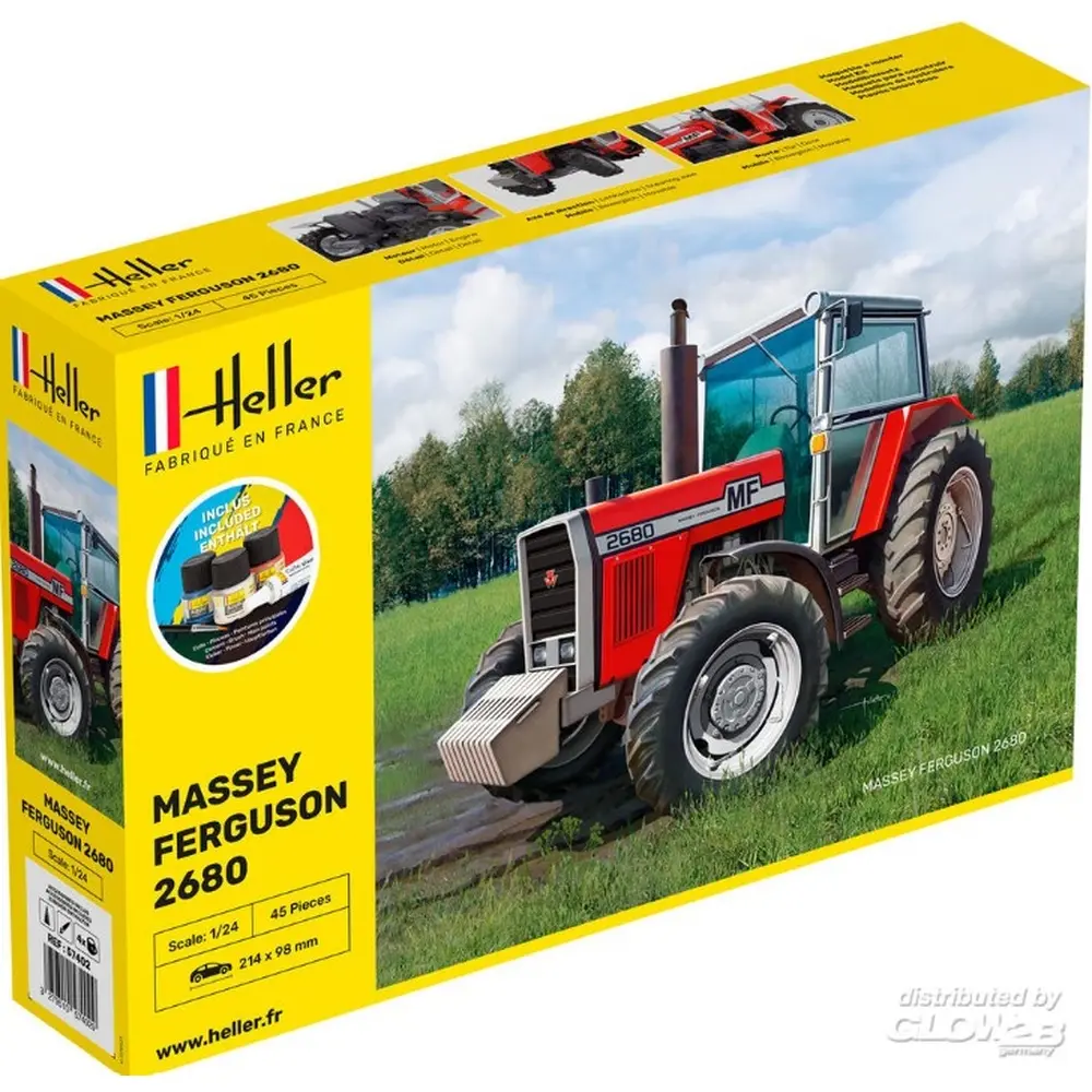 Massey Ferguson 2680 - HELLER 57402 - 1/24