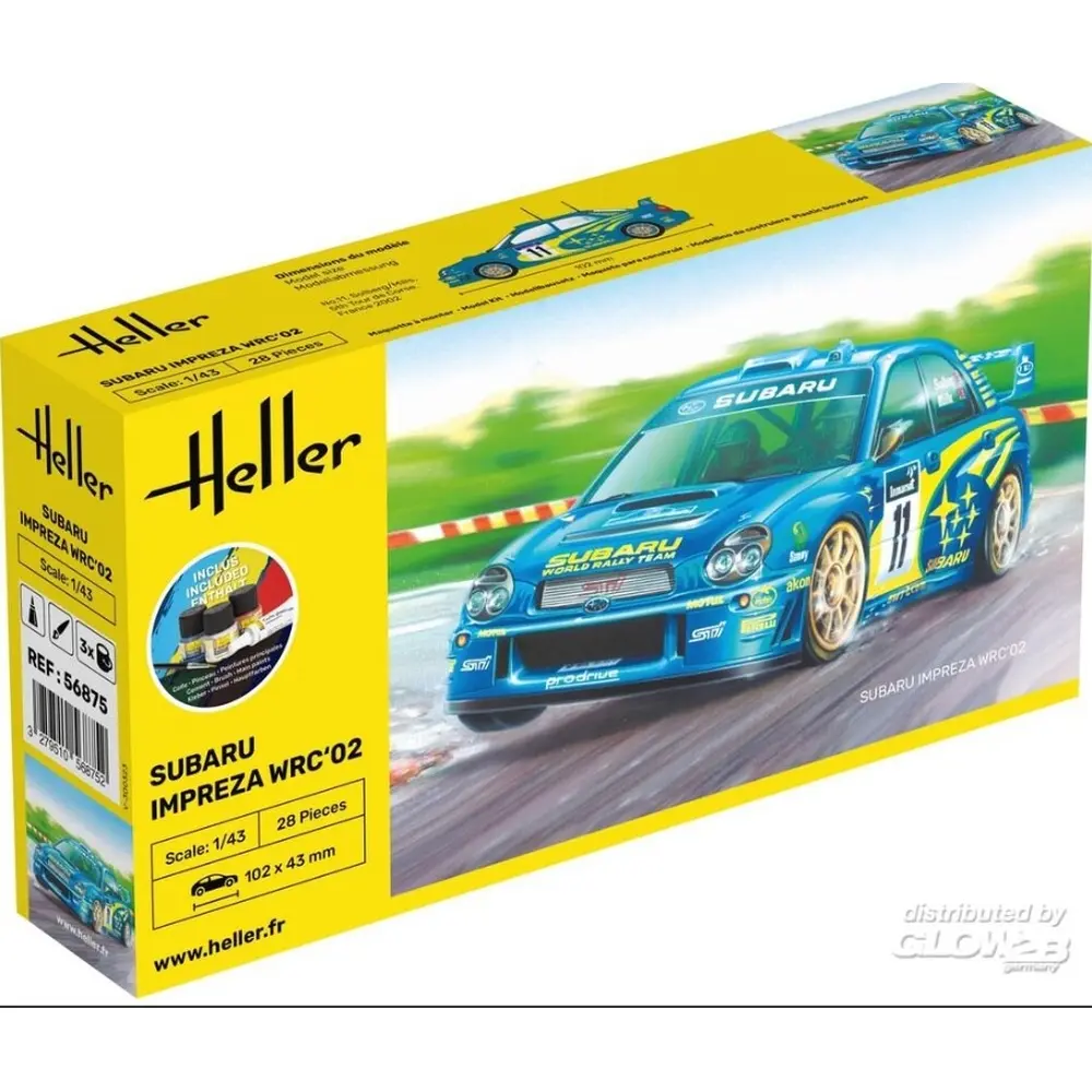 Impreza WRC'02 - HELLER 56199 - 1/43
