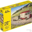 Citroen HY + Goods Trailer - HELLER 50331 - 1/24
