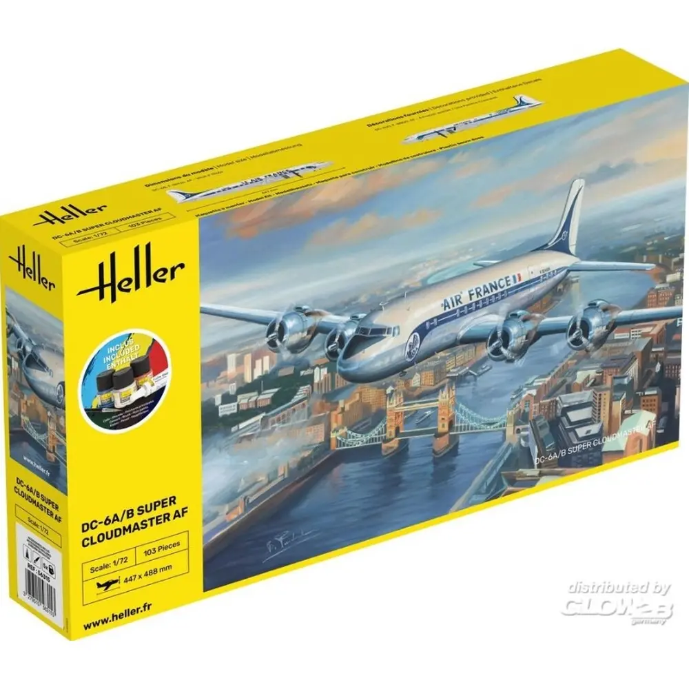 DC6 Super Cloudmaster AF - HELLER 56315 - 1/72