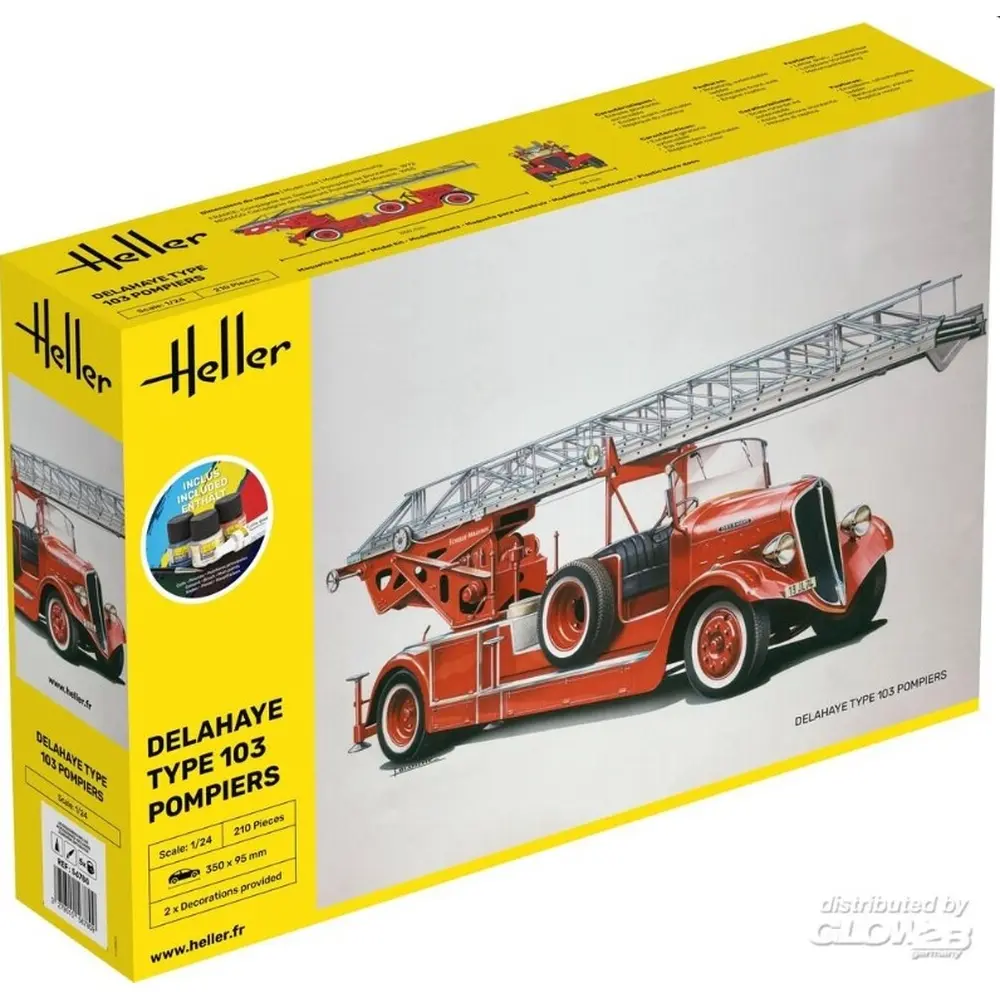 Delahaye Type 103 Pompiers - HELLER 56780 - 1/24