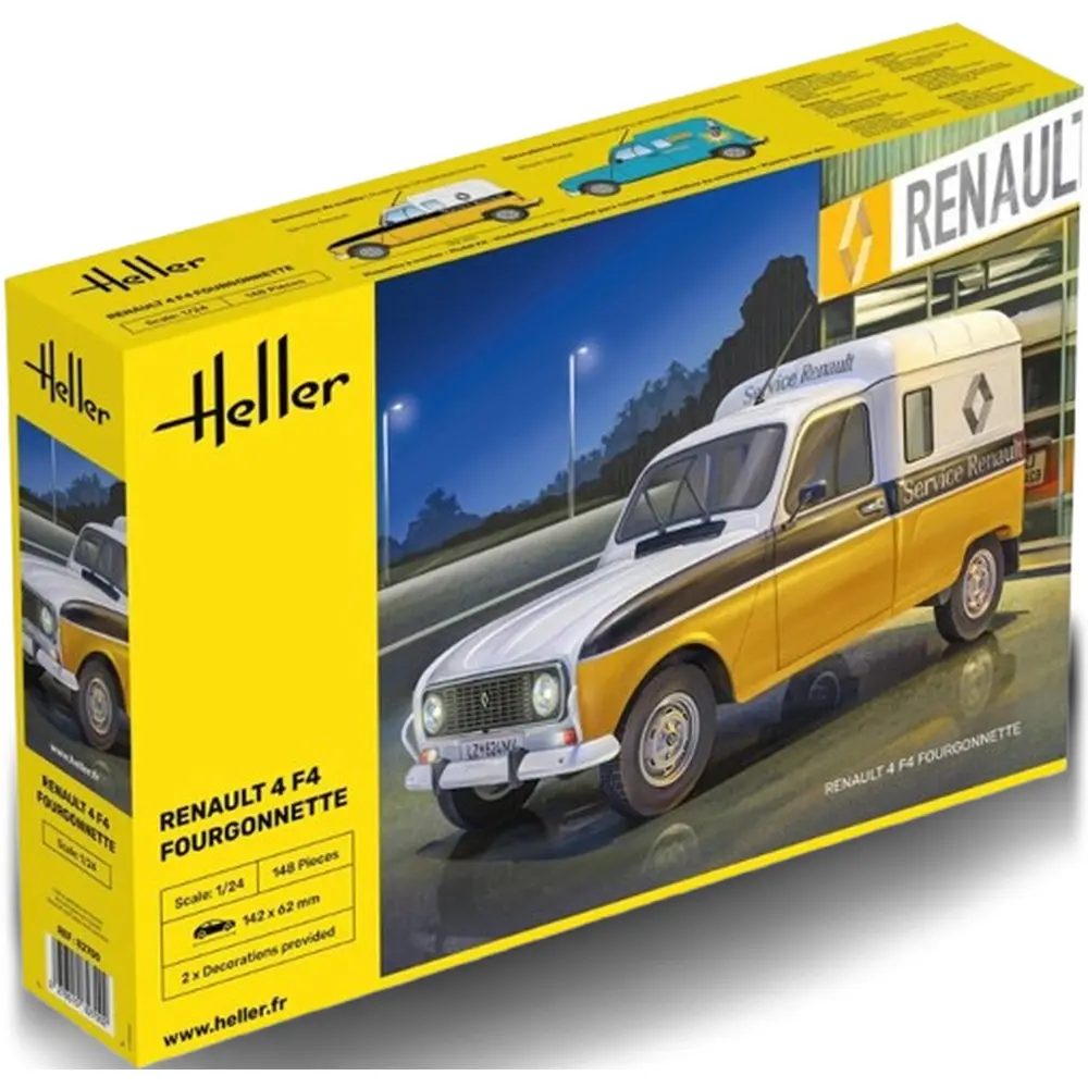 Renault 4 Fourgonnette - Heller 82700 - 1/24