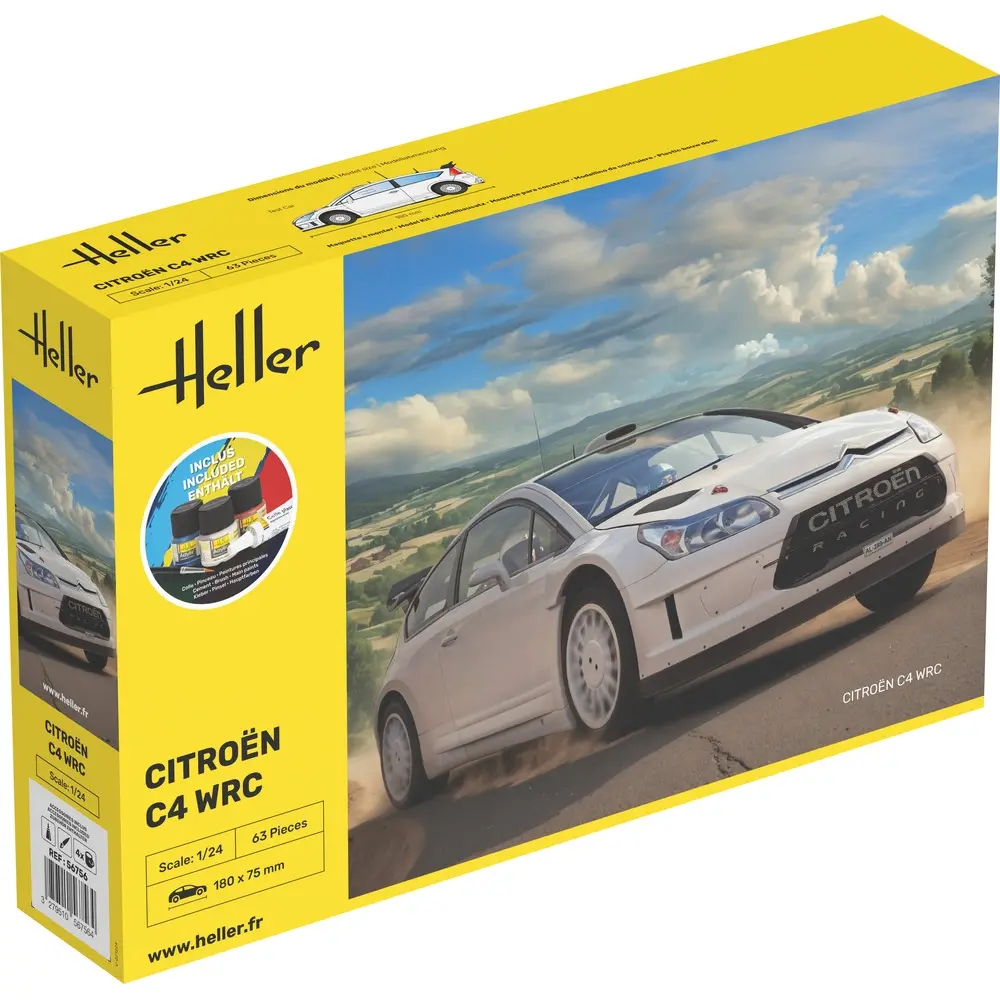 Starter Kit Citroën C4 WRC - Heller 56756 - 1/24