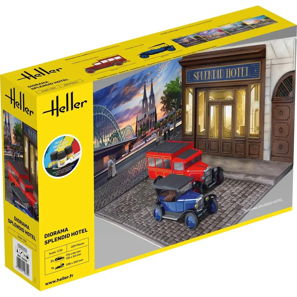 Starter Kit Diorama Splendid Hôtel - Heller 52330 - 1/24