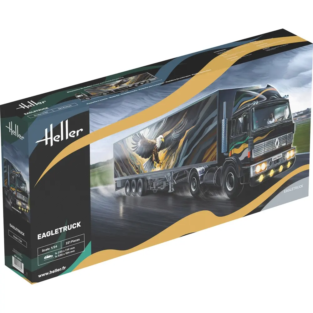 Poids lourd Eagletruck - Heller 80784 - 1/24