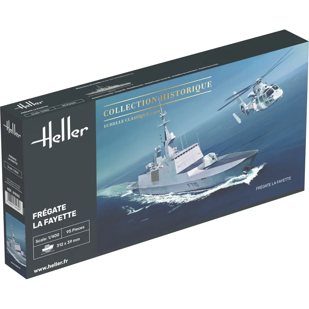 Frégate La Fayette - Heller 81035 - 1/400