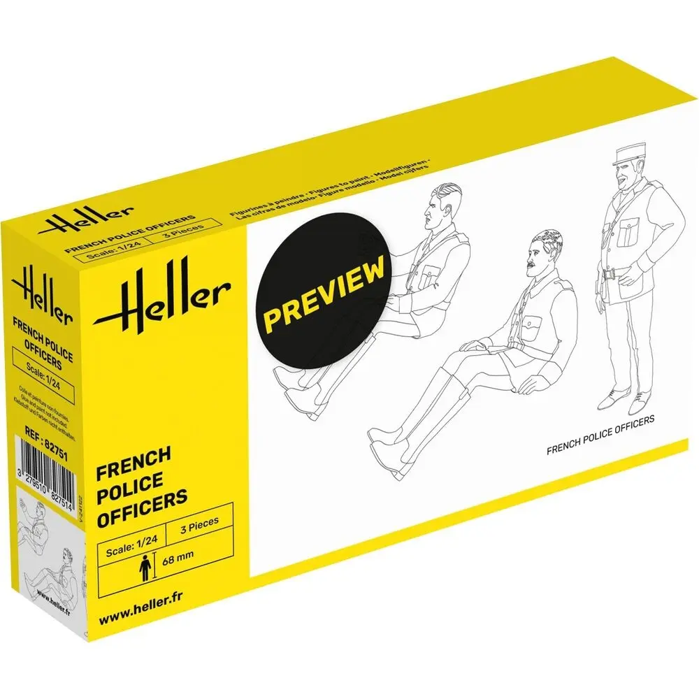 Policiers français - Heller 82751 - 1/24