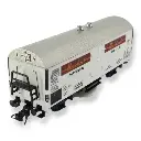 Wagon frigorifique avec patin nettoyeur pour l'entretien des voies Clean-o-fix - Herkat HO1306 - HO 1/87 - 2R